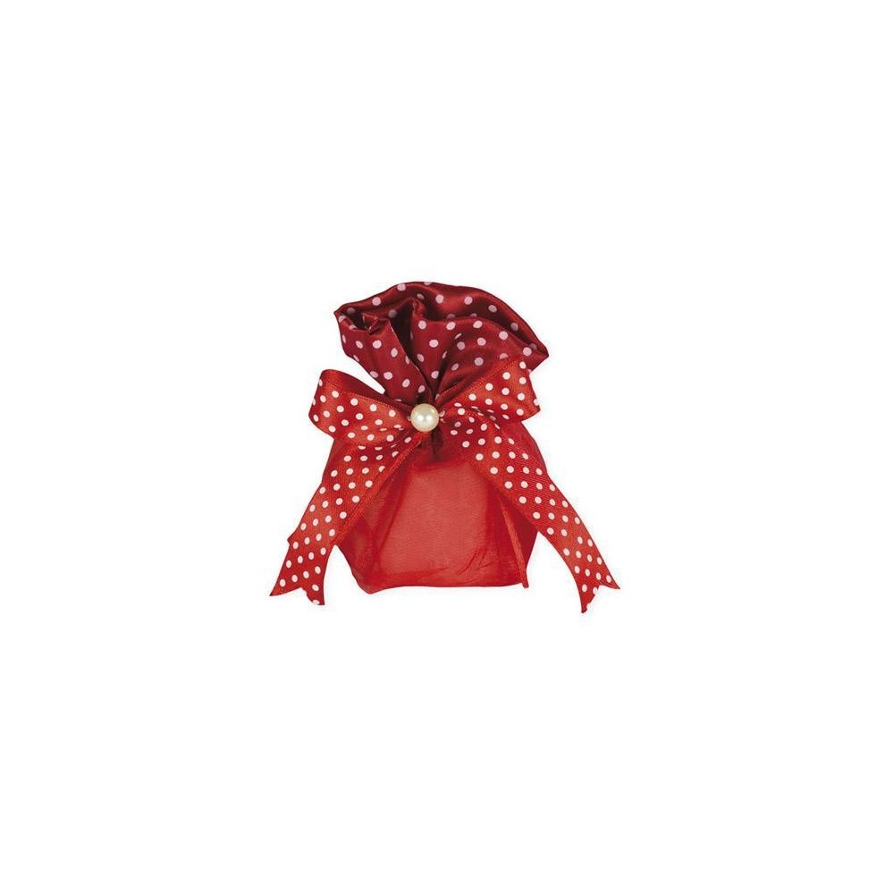 SACCH BORDO RASO POIS RED
